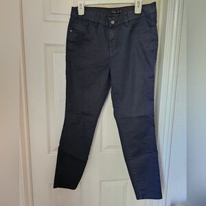 Prana pants dark gray hiking outdoors organic cotton blend size 8 short inseam